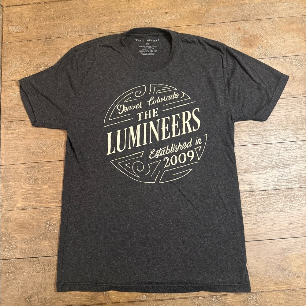 The Lumineers, Denver, CO, Gray T-Shirt, Small